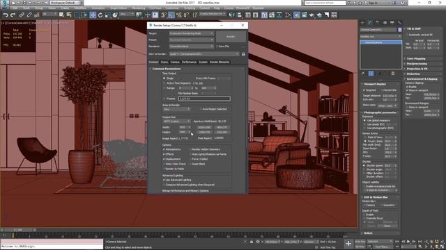 3ds Max. Настройка камеры, ракурсы. Практика. смотреть онлайн