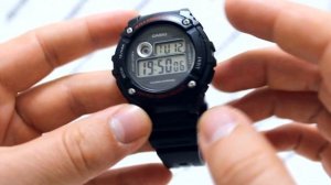 Часы Casio Illuminator W-216H-1A [W-216H-1AVEF] - видео обзор от PresidentWatches.Ru