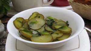 Маринованные огурцы с медом и мятой