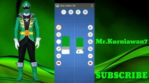 Skin Minecraft Super Sentai - Kaizoku Sentai Gokaiger - Gokai Green