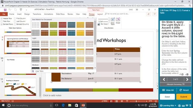 PowerPoint Chapter 3 Hands-on Exercise 2 Simulation for MyITLab for Office 2019 смотреть онлайн