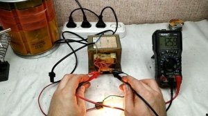 Включаем трансформатор СВЧ наоборот.  Будет-ли зарядное устройство?