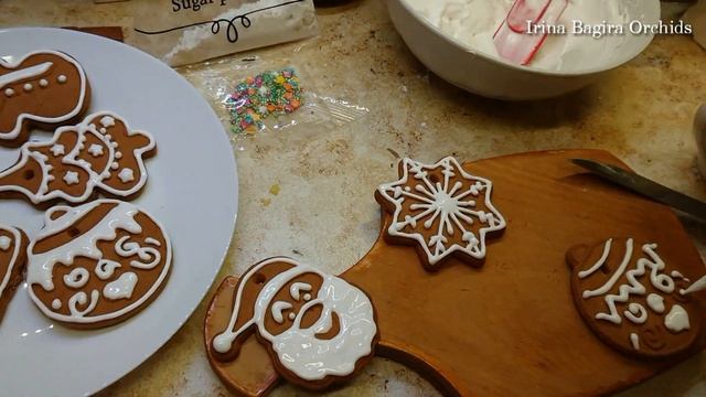 ИМБИРНЫЕ ПРЯНИКИ РЕЦЕПТ просто и сказочно вкусно ? Рецепт глазури для росписи пряников смотреть онлайн