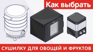 Как выбрать СУШИЛКУ ДЛЯ ОВОЩЕЙ И ФРУКТОВ?