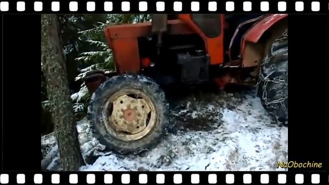 ТРАКТОР в снегу и грязи! ТРАКТОР мчался по бездорожью, слегка попахивая! Подборка смотреть онлайн