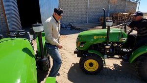 Видеоотзыв о покупке минитрактора Рустрак 244, доставка в Камышово (Астраханская область)