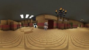 ROBLOX DOORS AMBUSH NEXTBOT IS CHASING US in Minecraft 360°