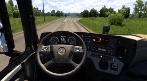 Рейс Каунас - Рига в VR шлеме в Euro Truck Simulator 2.