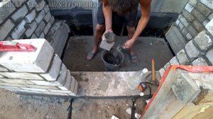 СТРОИТЕЛЬСТВО ВХОДНОЙ ГРУППЫ. ЧТО МОЖНО СДЕЛАТЬ ИЗ СТАРОГО КИРПИЧА. КЛАДКА ПРОСТЕНКА В ПОЛ-КИРПИЧА!