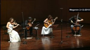 Piazzola Libertango-Violin-Cello-Two Guitars-ATHENS MEGARON LIVE-ΜΕΓΑΡΟ ΜΟΥΣΙΚΗΣ