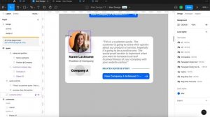 WEB DESIGN IN FIGMA ep.28: Customers Page pt.2 (Hover Interaction, Finalizing) – Free UX / UI Cours