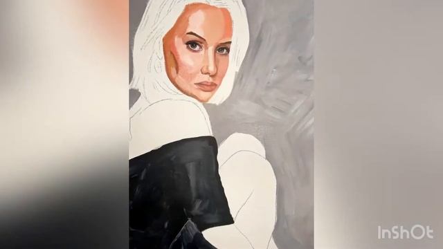 Портрет масляными красками на холсте. Пишем масляными красками портрет девушки.
