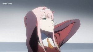 Zero Two eating for 2 Minutes | DARLING in the FRANXX Compilation