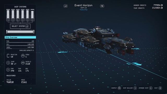 Event Horizon- Class C Large Spaceship Starfield смотреть онлайн