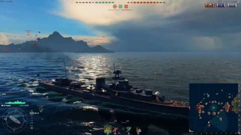 World of Warships. Yubari. Обзор према 4 лвла.