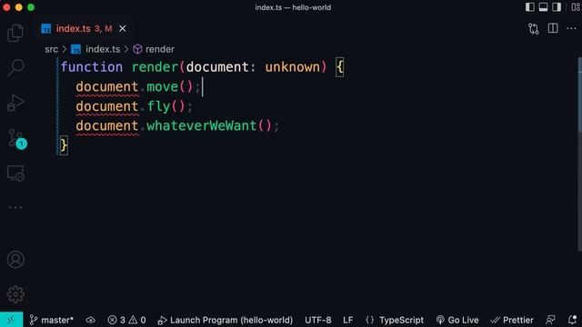 The Ultimate TypeScript Course，Advanced Types:  The unknown Type