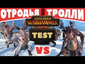 Отродья VS Тролли | Тесты Total War: Warhammer