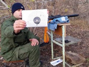 ИЖ 60 РСР стрельба на 90 метров с оптическим прицелом дискавери пули люман