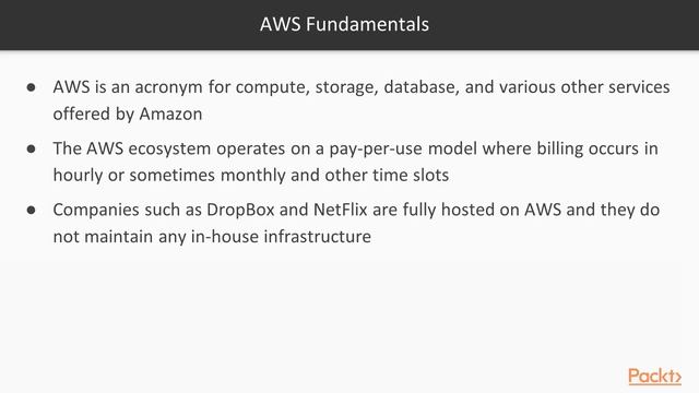 Hands-On Cloud Native Java Apps with Spring Boot and AWS : Overview of AWS | packtpub.com смотреть онлайн
