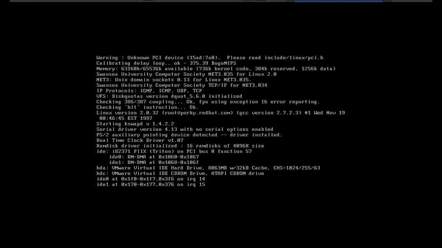 Installing a 90s Linux distribution (Red Hat Linux 5.0.5; released in 1997) in VMWare Workstation смотреть онлайн