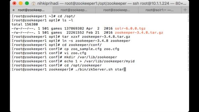 Setting Up SolrCloud with External ZooKeeper смотреть онлайн