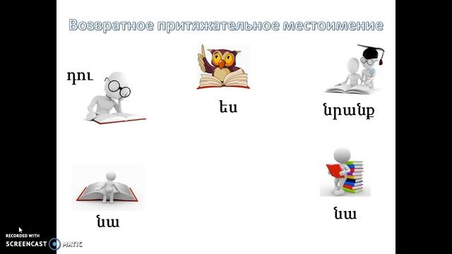 Армянский язык онлайн: возвратные притяжательные местоимения