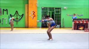 "Осенний блюз" танец гимнасток. Ёлка 25.12.2014г "Сибиряк"