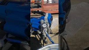 первый опыт работы с безвоздушным аппаратом BAOBA395, приобретали в интернет магазине @paintprof115