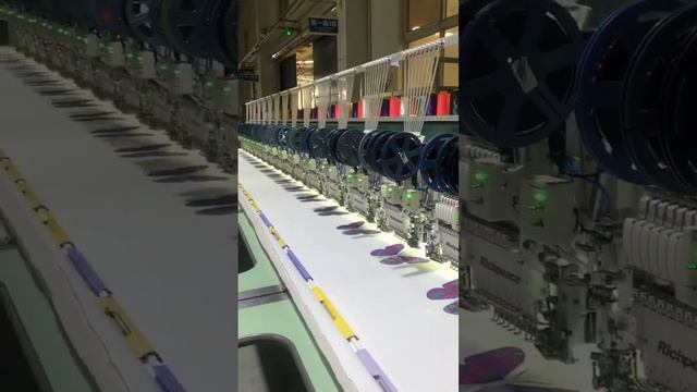 1000rpm stitch speed +4 sequins+9 colors+18 head Richpeace embroidery machine