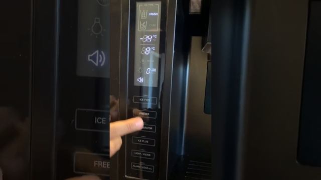 Como cambiar en un refrigerador lg de grados centígrados a grados fahrenheit