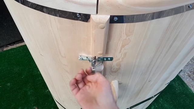 Фитобочка овальная из кедра, профессиональная 4 см для SPA салона смотреть онлайн