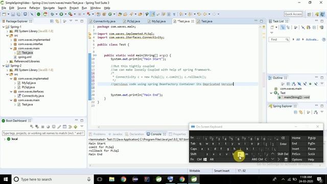 Java Spring tutorial-1  Spring container Inversion of control(IOC)