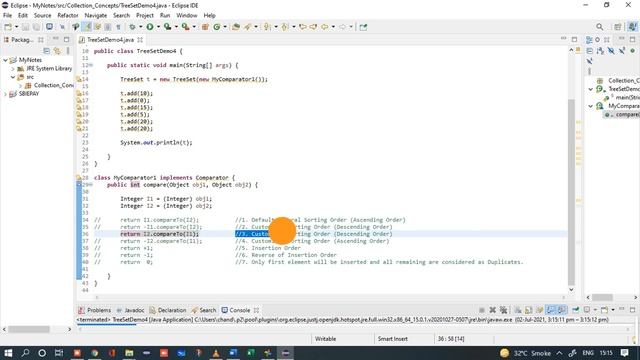 TreeSet  Example 4| Java Collection Concept | Core JAVA Basic Concepts