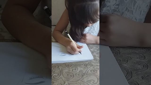 Как нарисовать красивую девочку. ❤️
