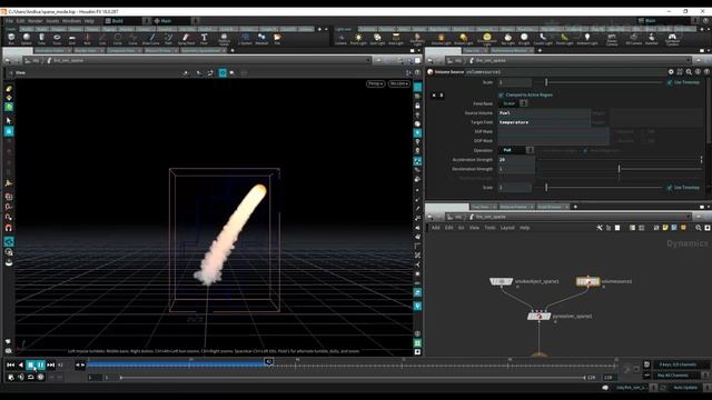 Houdini 18. Pyro sparse. смотреть онлайн