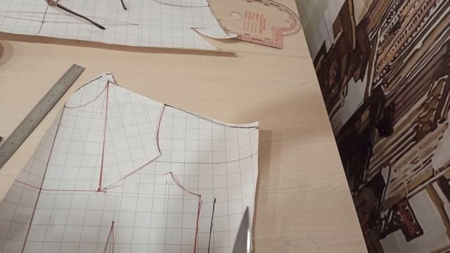 Модный теплый жилет в стиле кимоно. Моделирование и пошив. Мастер-класс.