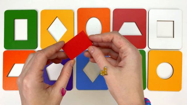 Учим названия Геометрических Фигур и Цвета на Английском Языке. смотреть онлайн