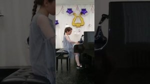 Османова Ульвие Вариации "На мосточке" #фортепиано #музыка #пианино #девочкаиграет