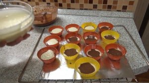 КЕКСЫ ЗЕБРА без кефира,нежнейший вкус.