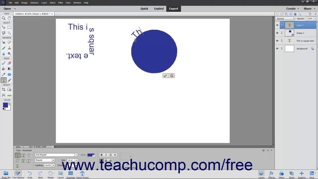 How to Use the Text on Selection, Shape, and Custom Path Tools in Photoshop Elements 2023: Tutorial смотреть онлайн