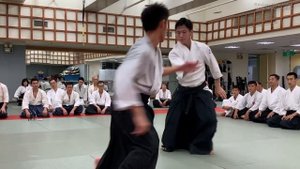 Dynamic Aikido in Taiwan - Ushiro Ryote Dori SHIRAKAWA RYUJI shihan