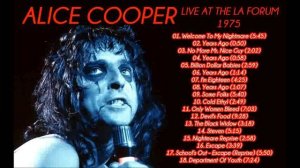ALICE COOPER LIVE AT THE LA FORUM (1975) [FULL SHOW]
