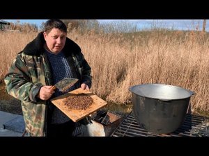 Грибная похлёбка сербским шефом! Готовим на природе.