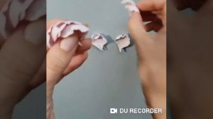 Пионовидная роза из полимерной глины