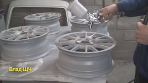Покраска литых дисков цвет - Антика металлик. Подробное пояснение