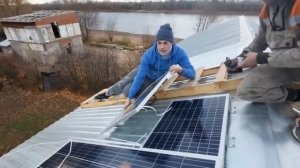 Установка солнечных панелей
