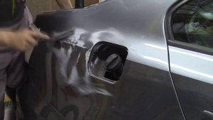 Кузовной ремонт. Фольксваген Джетта, во всем виноват пистолет. Body repair.