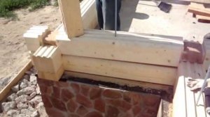 Эксклюзив-строй. Монтаж дома из клееного бруса