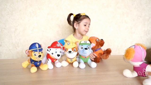 Щенячий патруль, мягкие игрушки обзор. Седа ТВ