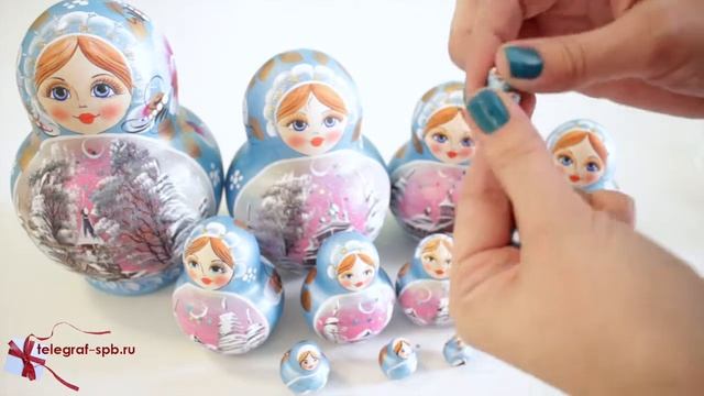 Матрешка русская - Пейзаж (15 мест) смотреть онлайн